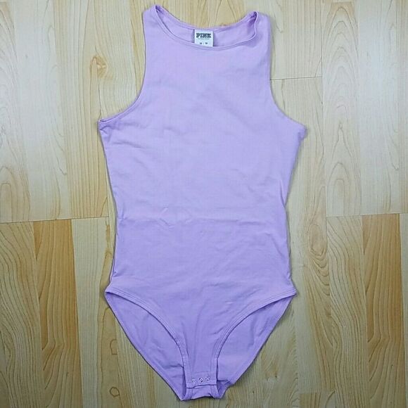 Pink Victoria's secret one piece bodysuit NWT - Picture 1 of 5